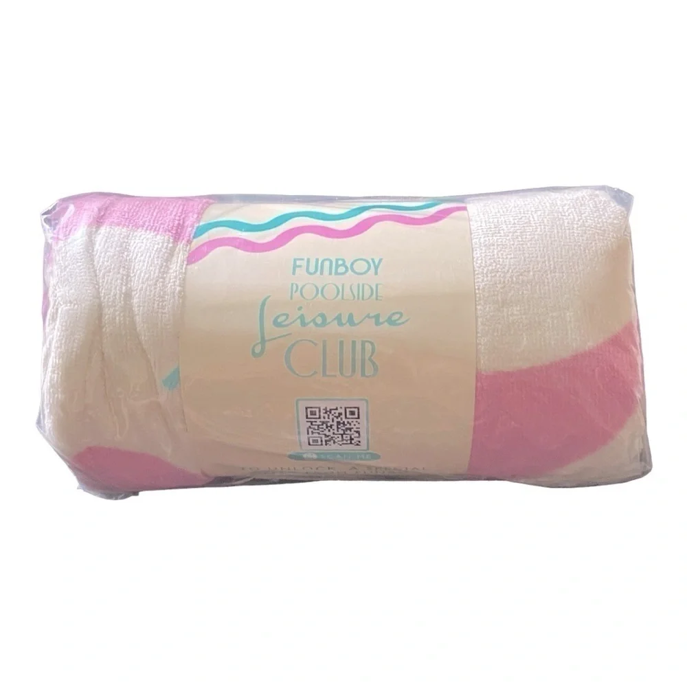NWT-FUNBOY-LEISURE CLUB BEACH TOWEL